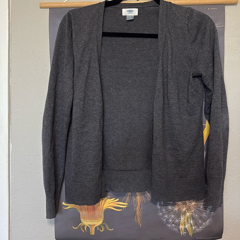 Grey old navy cardigan new used condition